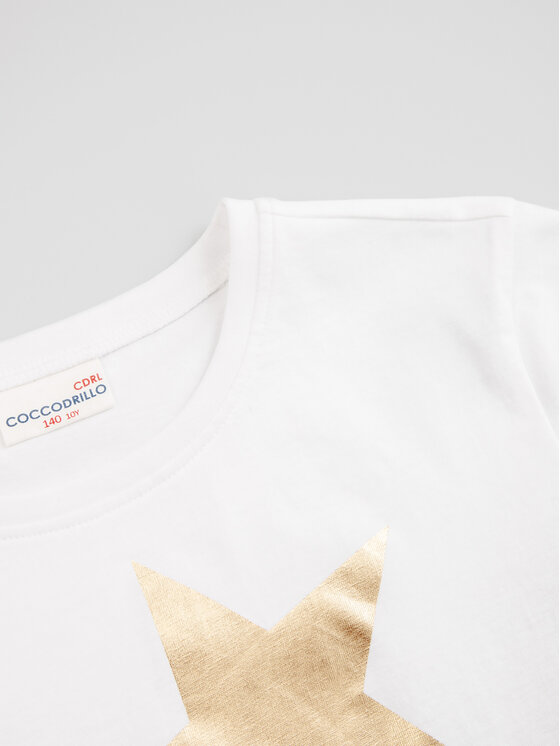 Coccodrillo Coccodrillo Футболка WC3143202EVG Білий Regular Fit