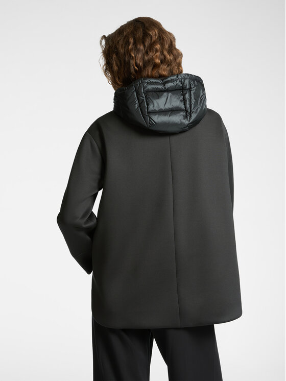 Elena Mirò Elena Mirò Cappotto F046Z000018N033 Nero A-Line Fit