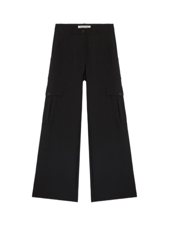 Trussardi Trussardi Pantaloni di tessuto P234A002305N033 Nero Over Fit
