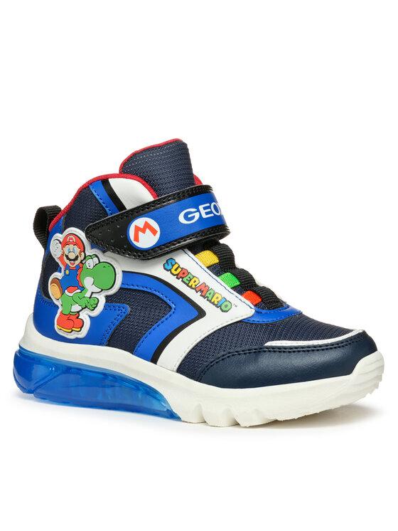 Geox Geox Tenisice J Ciberdron Boy J46LBJ 054FU C4226 DD Tamnoplava