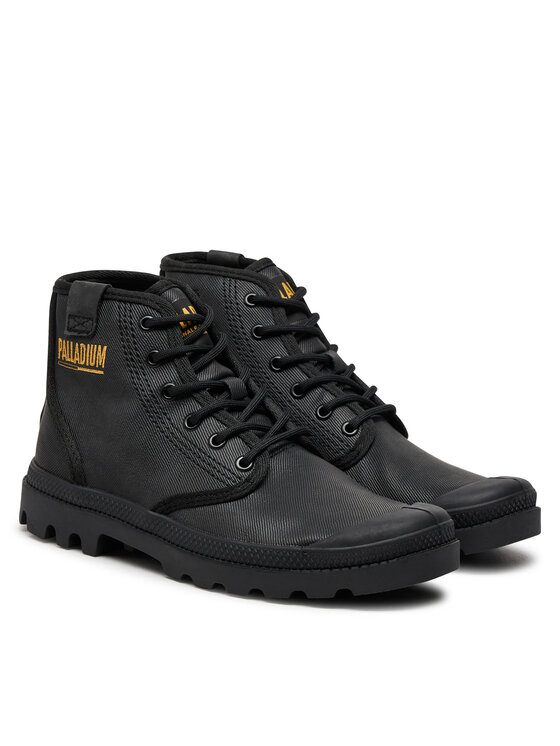 Palladium Palladium Turistická obuv PAMPA HI COATED 74375-008-M Černá