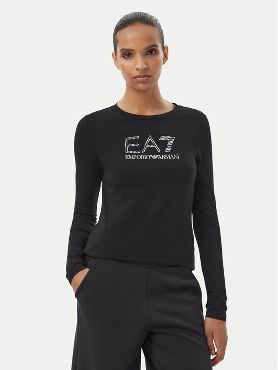 EA7 Emporio Armani EA7 Emporio Armani Блузка 8NTT51 TJDQZ MC026 Чорний Regular Fit