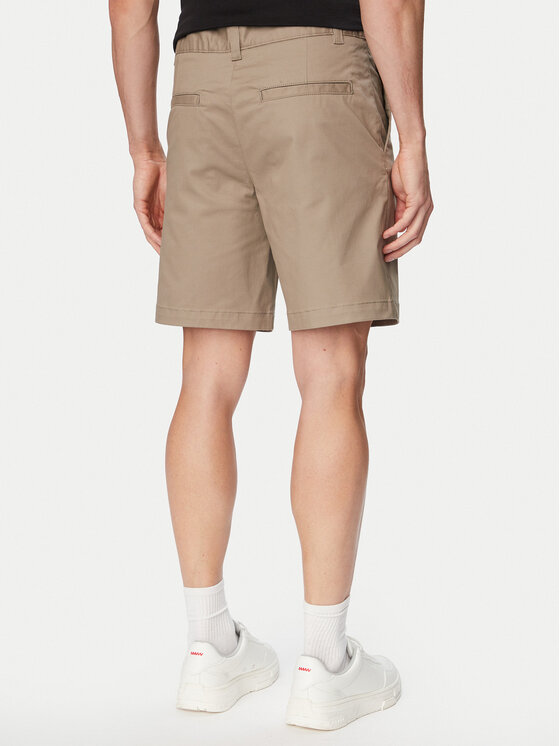 HUGO HUGO Szövet rövidnadrág Genar261S 50567293 Világosbarna Slim Fit
