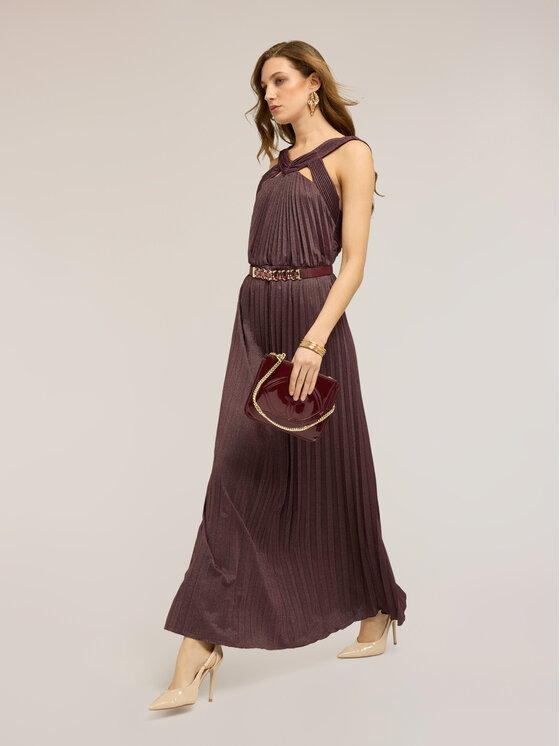 Motivi Motivi Abito da sera 7087Q003519N036 Bordeaux Flared Fit