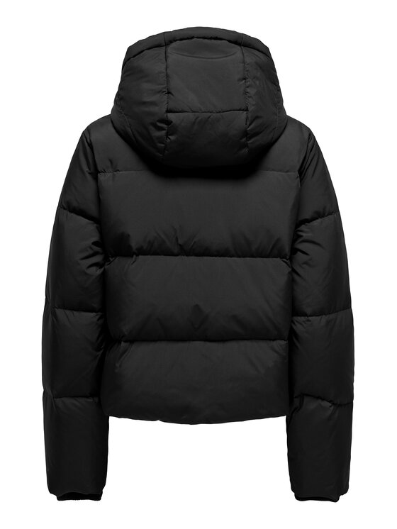 ONLY ONLY Пухено яке Alice 15316455 Черен Regular Fit