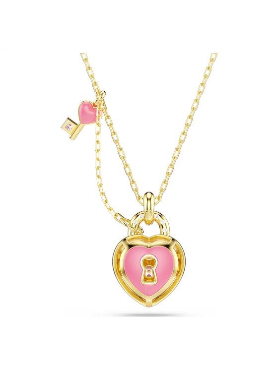 Swarovski Swarovski Naszyjnik Idyllia dwustronne serce 5737288 Złoty