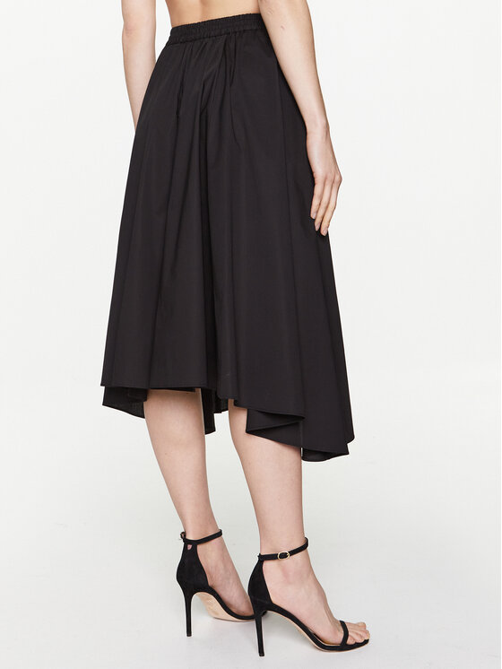 MICHAEL Michael Kors MICHAEL Michael Kors Midi szoknya MS3709KF4C Fekete Regular Fit