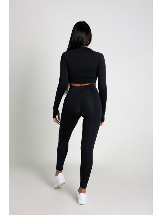 Chiara Wear Chiara Wear Legginsy PUSH UP X Czarny Extra Slim Fit