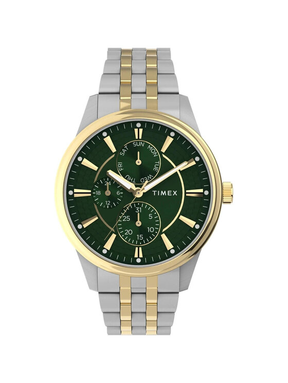 Timex Timex Zegarek TW2Y21400 Srebrny