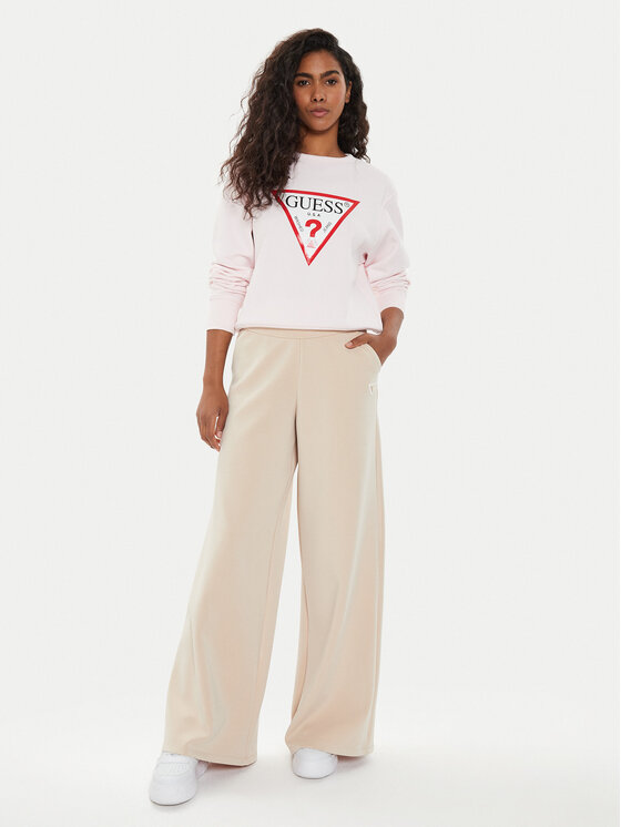 Guess Guess Felpa W2YQ16 KBA11 Rosa Regular Fit