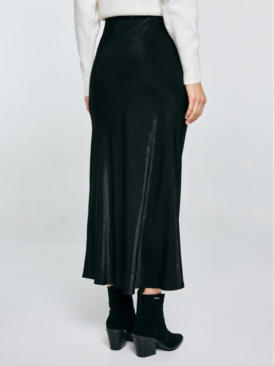 BIG STAR BIG STAR Spódnica midi ELENI Czarny Slim Fit