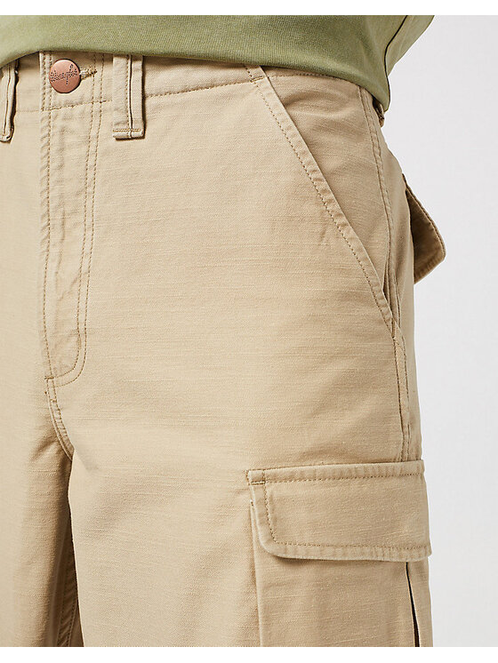 Lee Lee Spodnie materiałowe CASEY JONES CARGO Beżowy Regular Fit