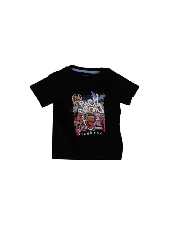 John Richmond John Richmond T-shirt rbp25170ts Nero Regular Fit