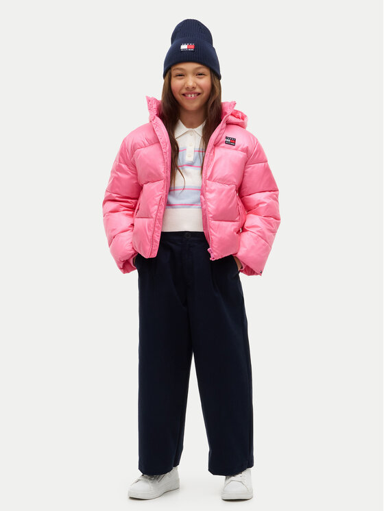 Tommy Hilfiger Tommy Hilfiger Зимно яке KG0KG09586 Розов Regular Fit