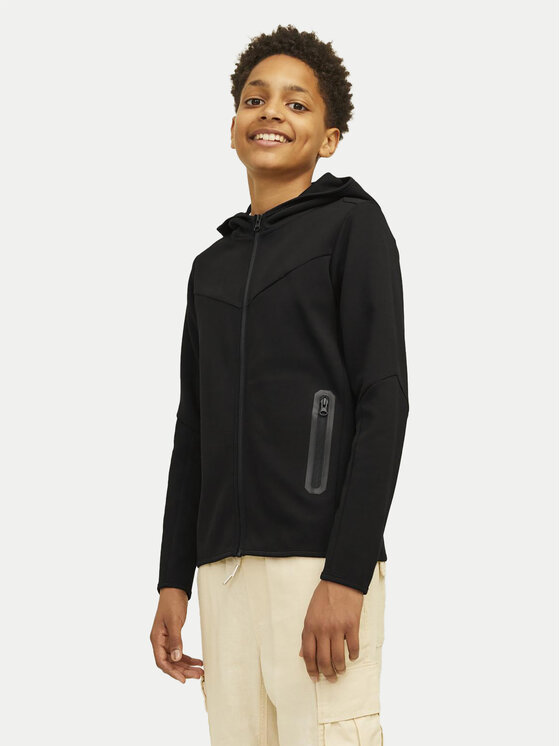 Gyerek Pulóver Jack&Jones Junior, Méret: 140, Fekete, Fusion 12263334