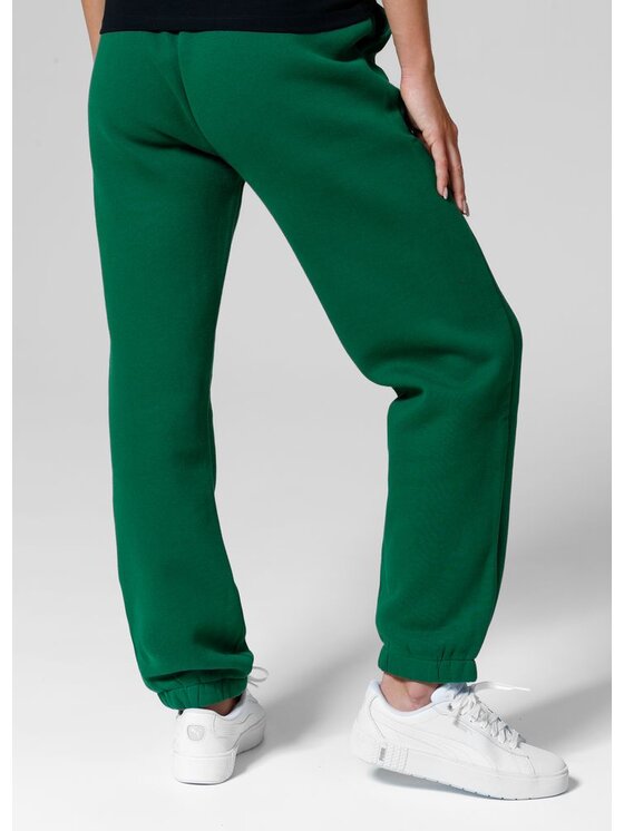 PITBULL PITBULL Spodnie dresowe Spodnie dresowe damskie oversize Tyrian L Zielony Regular Fit