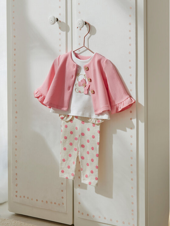 Mayoral Mayoral Set majica, pulover in legice 01715 Pisana Slim Fit