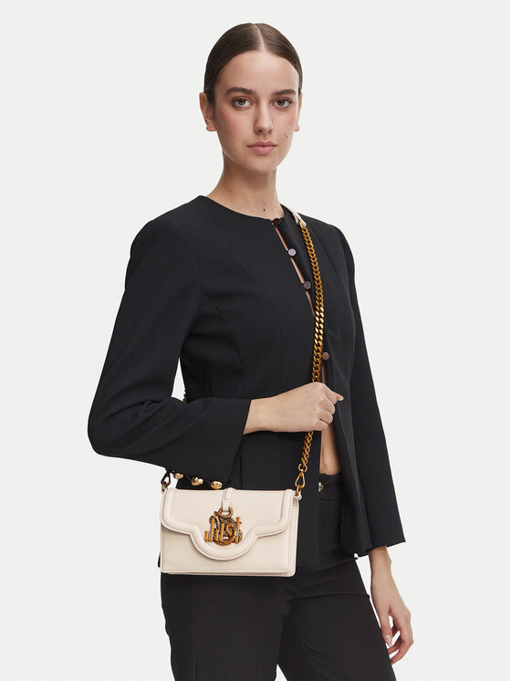 Just Cavalli Дамска чанта 81RA5PN2 ZS749 Кремав