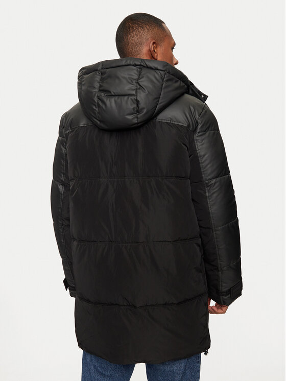 KARL LAGERFELD KARL LAGERFELD Vatovaná bunda 455001 544501 Černá Regular Fit