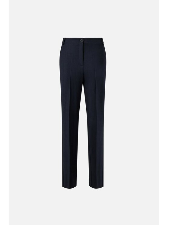 PINKO PINKO Spodnie materiałowe Pleoine Granatowy Regular Fit