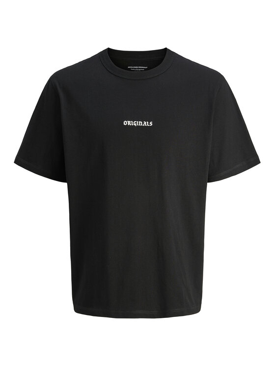 Jack & Jones Jack & Jones Tričko Meadows Minimal 12283630 Čierna Loose Fit