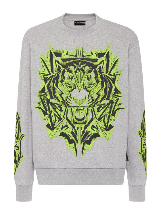 Plein Sport Plein Sport Longsleeve 4379 Grigio Regular Fit