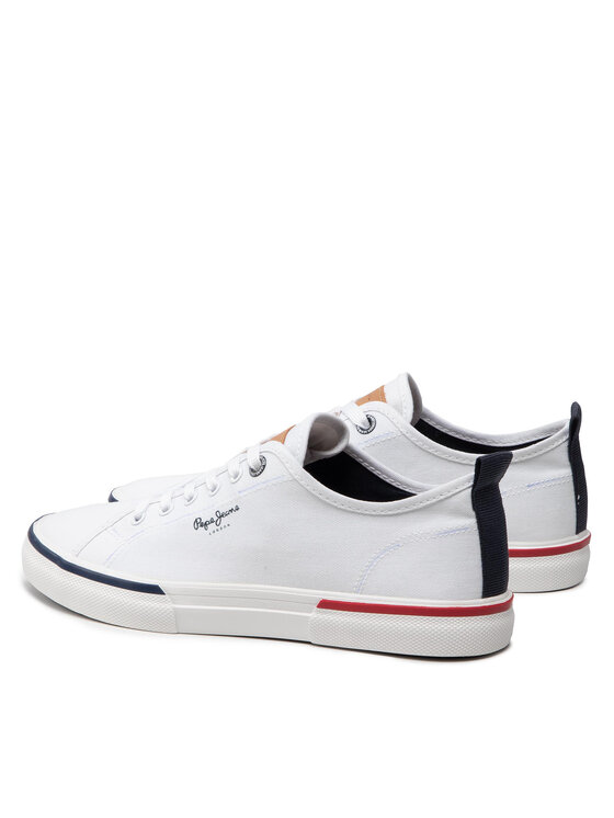 Pepe Jeans Toni Pons Πάνινα παπούτσια Kenton Smart 22 PMS30811 Λευκό