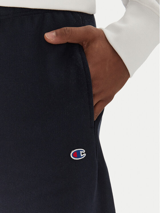 Champion Champion Sportske kratke hlače 220764 Tamnoplava Loose Fit