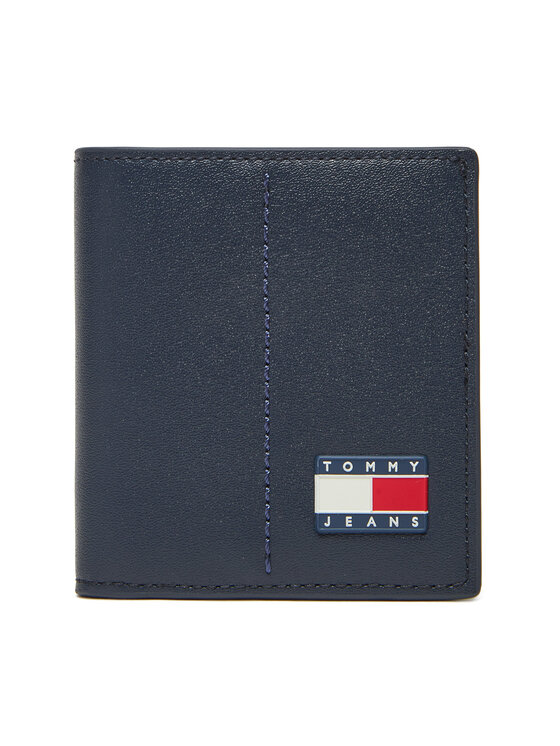Tommy Jeans Tommy Jeans Novčanik Tjm Heritage Leather Cc & Coin AM0AM13408 Tamnoplava