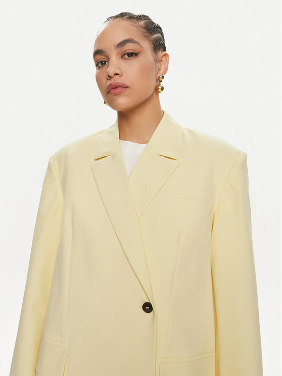 Herskind Herskind Marynarka Verner 5103519 Żółty Oversize