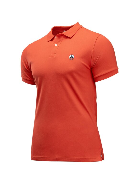 Jott Jott Polo SS24MPOL10-318_L Czerwony Regular Fit
