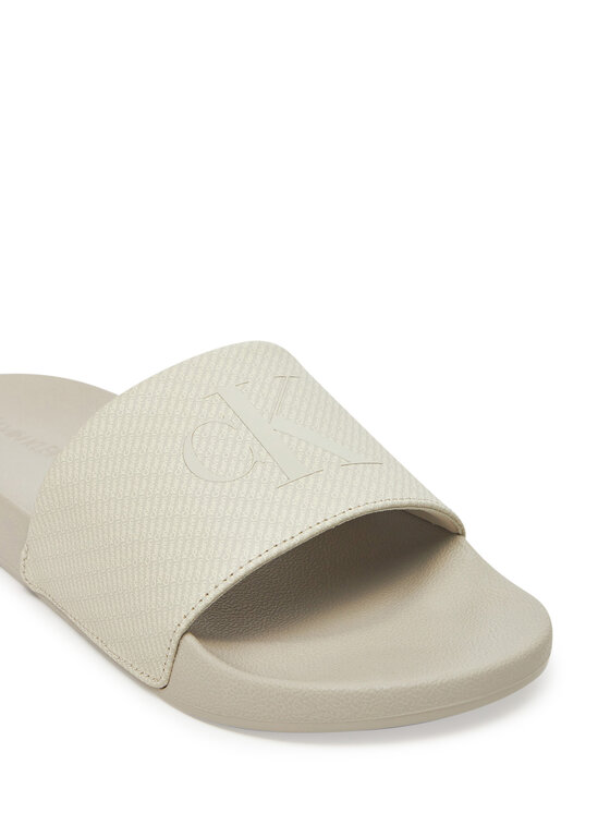 Calvin Klein Jeans Calvin Klein Jeans Plätud Slide Aop Print YM0YM01269 Beež