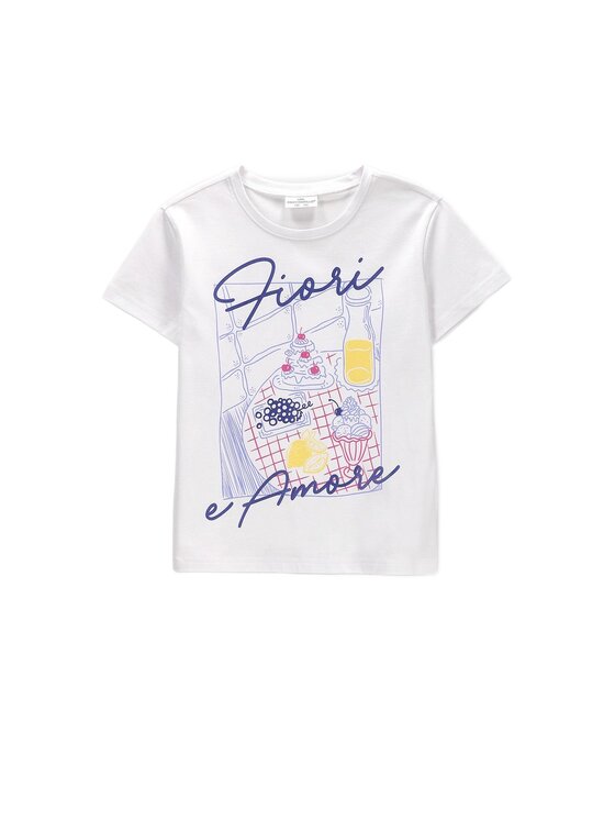 Coccodrillo Coccodrillo T-Shirt ZC6143228VGA-001 Biały Regular Fit