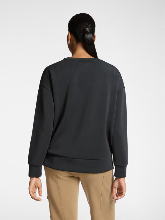 Elena Mirò Elena Mirò Felpa G878Z000531N033 Nero Boxy Fit