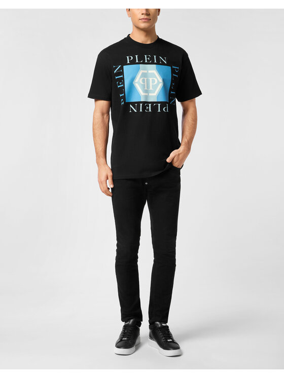PHILIPP PLEIN PHILIPP PLEIN T-Shirt 27095 Czarny Regular Fit