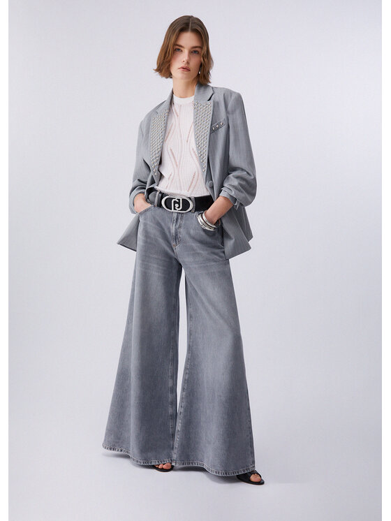Liu Jo Liu Jo Jeans UA6217D031987491 Grigio Regular Fit