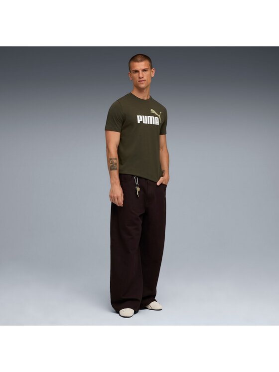 Puma Puma T-Shirt 28096 Zielony Comfort Fit