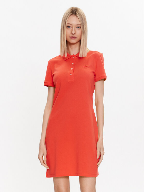 Női Hétköznapi ruha Lacoste, Méret: 34, Piros, EF5473