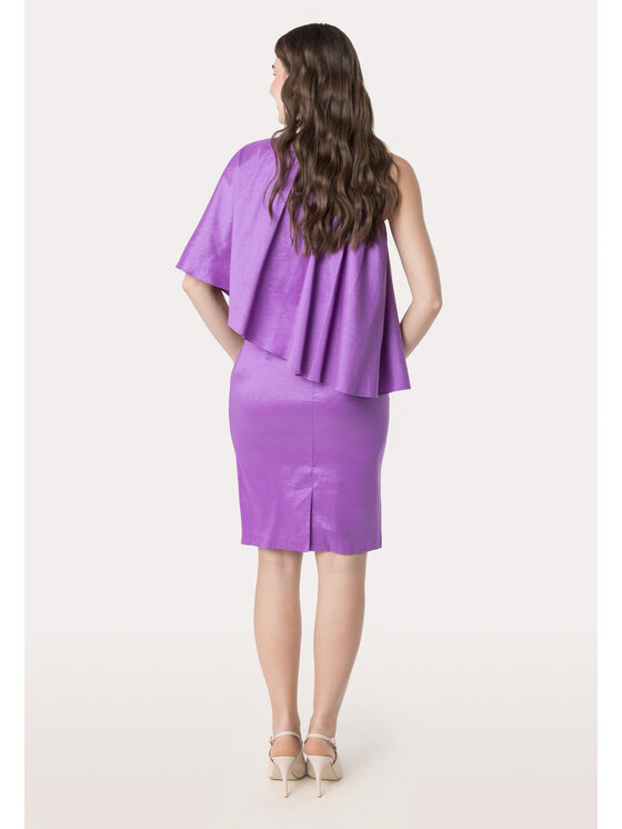 QUIOSQUE QUIOSQUE Sukienka codzienna 4UC008 Fioletowy Regular Fit