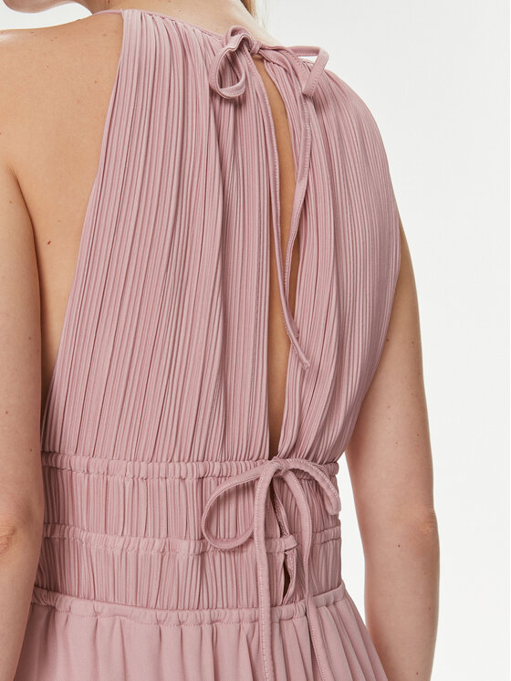 YAS YAS Koktejlové šaty Olinda 26032460 Růžová Regular Fit