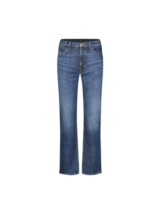 Lee Lee Jeansy BROOKLYN STRAIGHT Niebieski Regular Fit