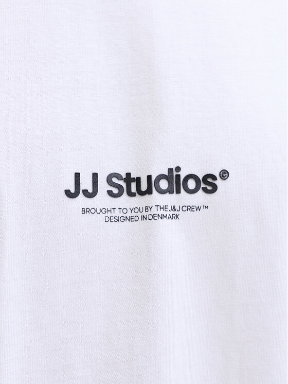 Jack & Jones Jack & Jones Trikó Soho 12288001 Fehér Relaxed Fit