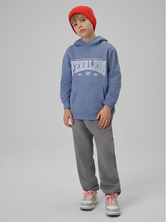 4F 4F Felpa 4FJRSS26TSWSM2637-32S Blu scuro Regular Fit