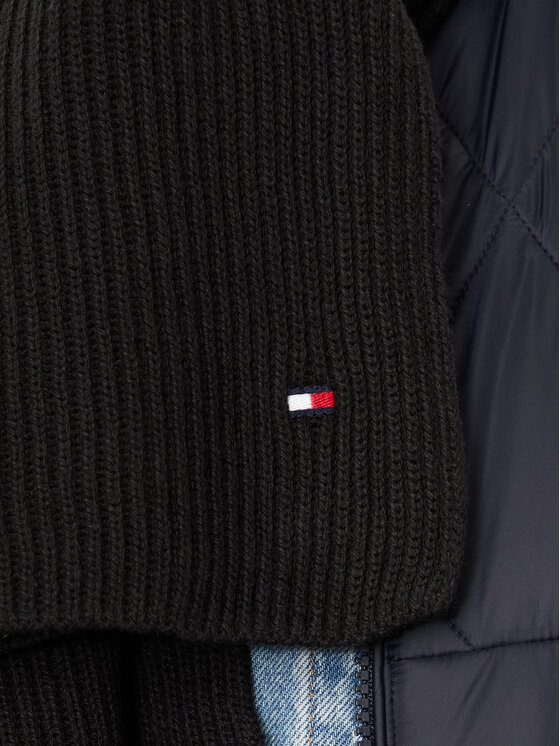 Tommy Hilfiger Tommy Hilfiger Šal Flag AM0AM12847 Črna