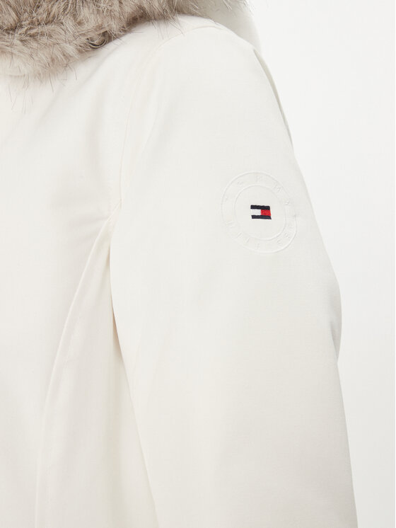 Tommy Hilfiger Tommy Hilfiger Parka WW0WW39864 Ekru Regular Fit