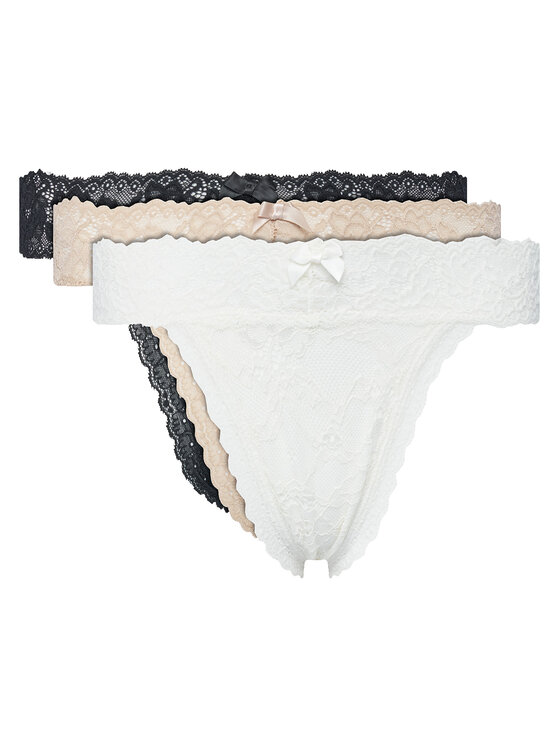 Hunkemöller Hunkemöller Komplekti kuulub 3 paari stringe Madison 302719 Värviline