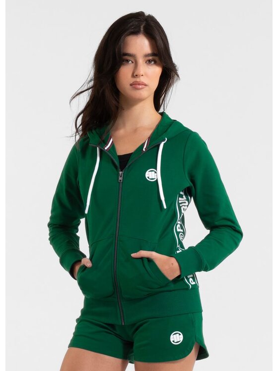 PITBULL PITBULL Bluza LA DETA Zielony Regular Fit