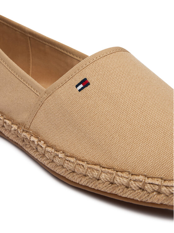 Tommy Hilfiger Tommy Hilfiger Еспадрили Flag Canvas Espadrille FW0FW08541 Бежов