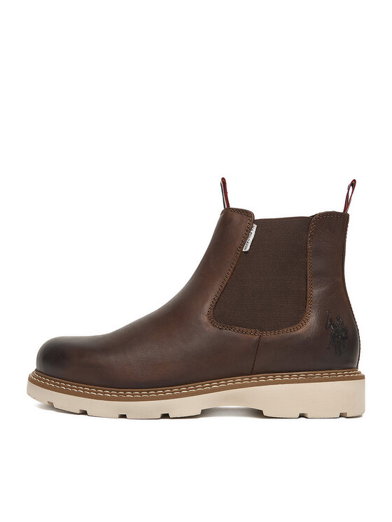 U.S. Polo Assn. U.S. Polo Assn. Боти тип челси EO-PATRIZ002M/ELE1 Кафяв