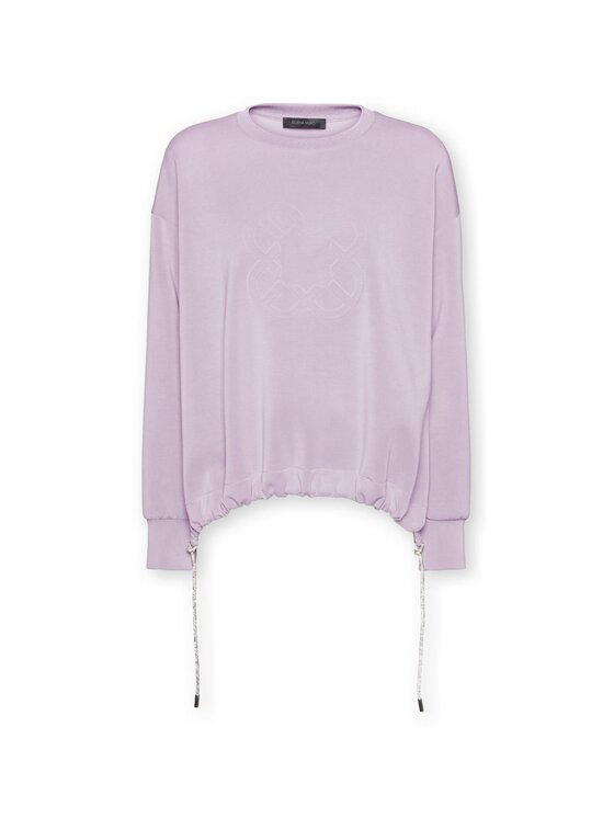 Elena Mirò Elena Mirò Felpa G878Z000531N0F9 Viola Boxy Fit
